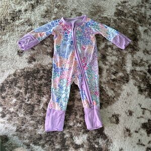 Little Sleepies Preemie doodle blooms